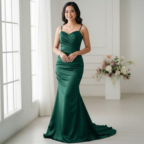 Model Baju Bridesmaid Bahan Satin/AI