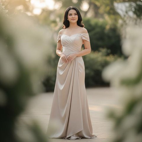 Model Baju Bridesmaid Bahan Satin/AI