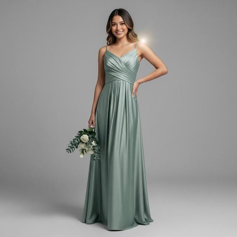 Model Baju Bridesmaid Bahan Satin/AI
