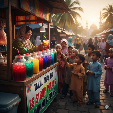 Ide Jualan Takjil Anak TPA Ramadan 2026 (Foto: Gemini AI)