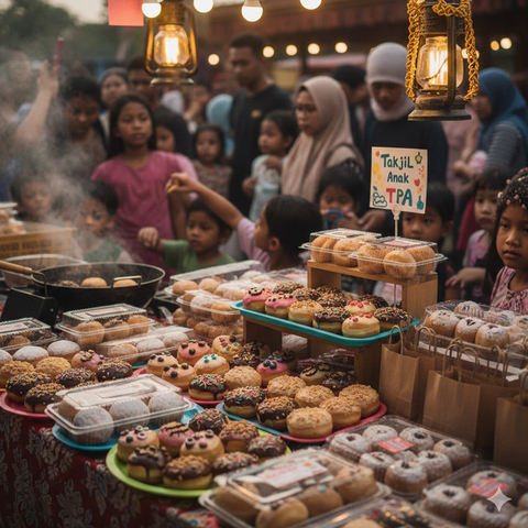 Ide Jualan Takjil Anak TPA Ramadan 2026 (Foto: Gemini AI)
