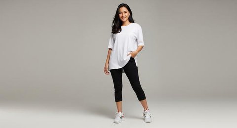 Model Celana 3/4 untuk Wanita Model Bermuda/ AI