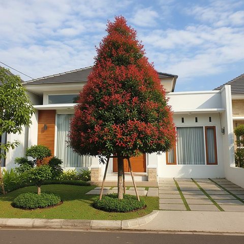 Teras Kolam Refleksi dengan Pohon Peneduh (Pond & Shade Tree Terrace). Foto: Gemini