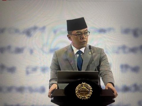Menteri Luar Negeri RI Sugiono dalam Pernyataan Pers Tahunan Menteri Luar Negeri (PPTM) 2026 di Kementerian Luar Negeri RI, Rabu (14/1/2026). (Dok. Tangkapan layar Youtube Kementerian Luar Ne