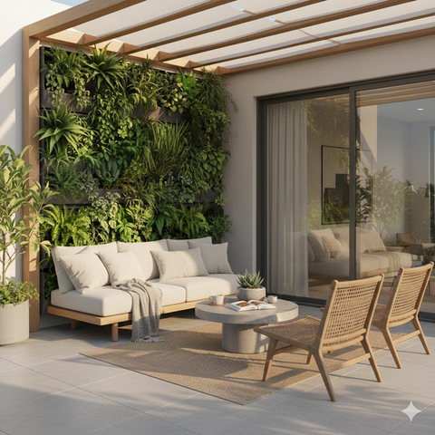 Model Teras Rumah Modern (created by AI)