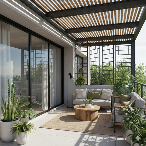 Model Teras Rumah Modern (created by AI)