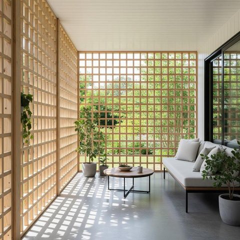 Model Teras Rumah Tertutup tapi Tidak Pengap (AI)