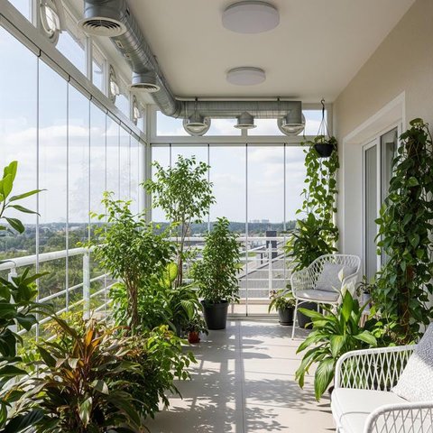 Model Teras Rumah Tertutup tapi Tidak Pengap (AI)