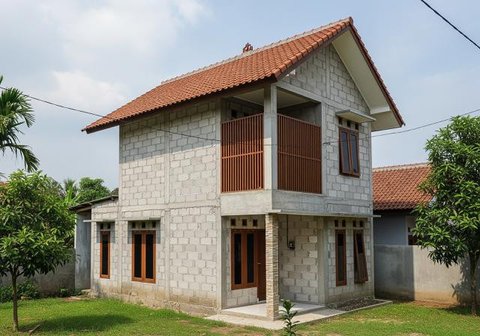 Desain Rumah 2 Lantai Budget di Bawah Rp 200 Juta  (Sumber: gemini.com)