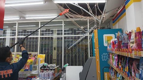 Mesin ATM di Pesawaran, Lampung dibobol maling. (Dok. Istimewa).