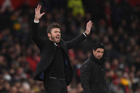 Pelatih interim Manchester United, Michael Carrick. (Oli SCARFF/AFP)