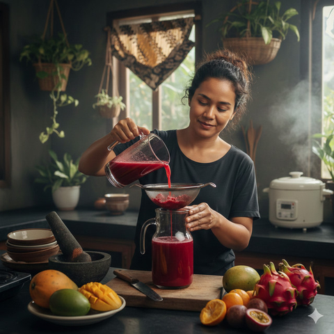 ilustrasi jus buah (created by AI)