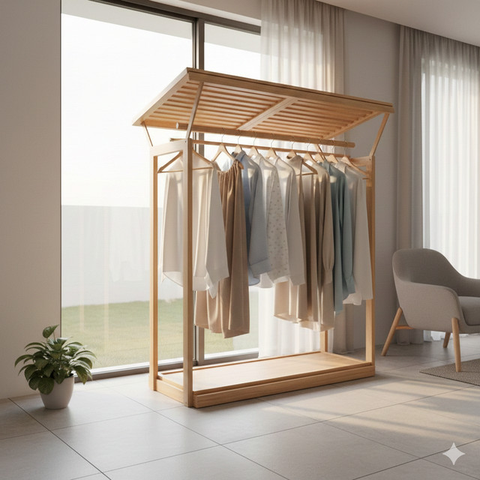 Model Jemuran Dalam Rumah (created by AI)
