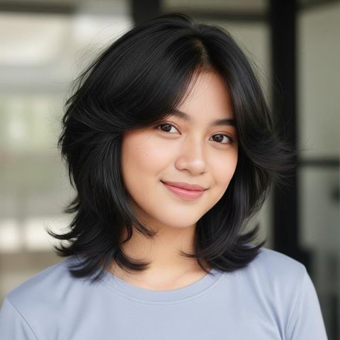Model Rambut Pendek Wajah Oval Low Maintenance 2025. Foto: Gemini