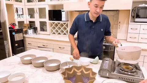 Interior Dapur Rumah Ruben Onsu (YouTube Just Ruben)