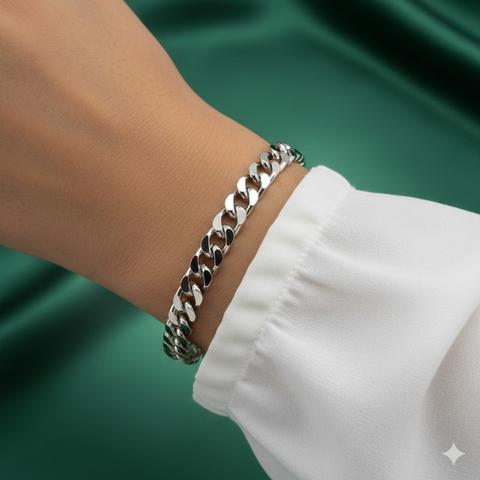 Model Gelang Emas Rantai Elegan Untuk Hari Raya. AI