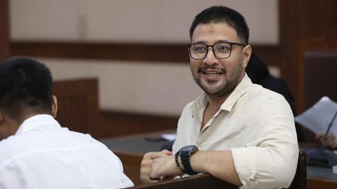 Sidang beragendakan pemeriksaan saksi verbalisan atau penyidik Ammar Zoni. Tampak dalam foto, terdakwa dugaan peredaran narkotika di Rumah Tahanan (rutan) Salemba, Muhammad Ammar Akbar alias