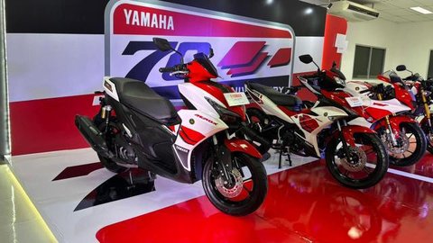 Empat Motor Yamaha Dapat Livery Khusus Edisi 70 Tahun, Ini Harganya (Arief A/Liputan6.com)