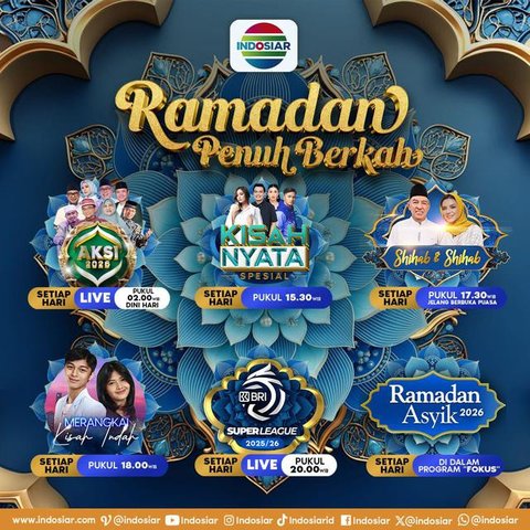 Indosiar. (M Altaf Jauhar/ Liputan6.com)