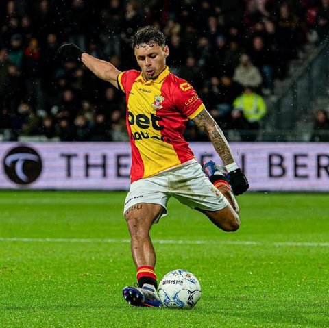 Dean James, bek kiri naturalisasi Timnas Indonesia dan Go Ahead Eagles. (Dok. ga-eagles.nl)