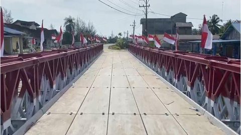 Pembangunan jembatan bailey di Aceh terus dikebut untuk memulihkan konektivitas pascabencana.(Ist)