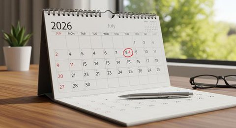 Ilustrasi kalender 2026 (Foto: Reve Art AI)