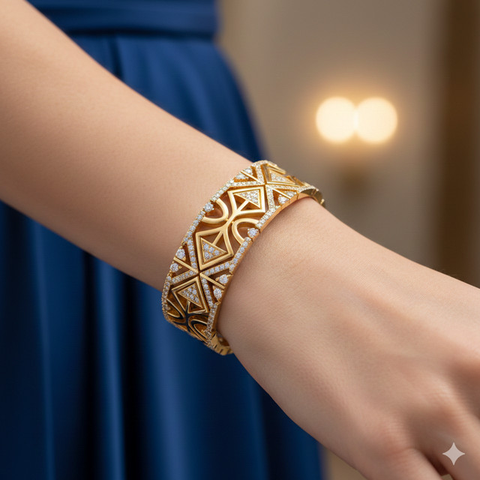Model Gelang Emas Berlian Terbaru (Foto: ChatGPT)