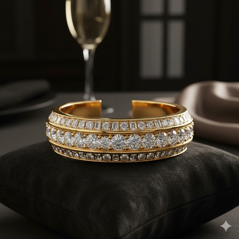 Model Gelang Emas Berlian Terbaru (Foto: ChatGPT)