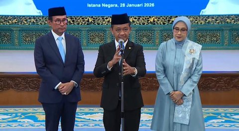 Ketua Harian Dewan Energi Nasional (DEN), Bahlil Lahadalia, usai pelantikan Anggota DEN di Istana Negara, Jakarta, Rabu (28/1/2026). (Istimewa)
