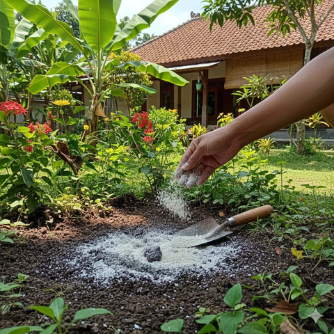 Cara Menghilangkan Bau Kotoran Kucing di Taman (Foto: Reve Art AI)