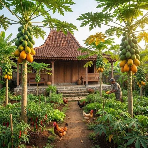 Buah Apa yang Cocok Ditanam di Halaman Belakang? (Foto: AI)