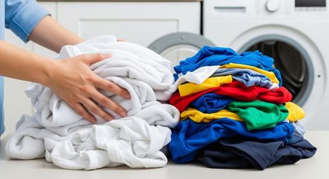 Baking soda hingga aseton, simak cara terbaik untuk atasi baju yang luntur saat dicuci.