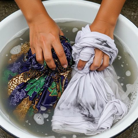 Baking soda hingga aseton, simak cara terbaik untuk atasi baju yang luntur saat dicuci.