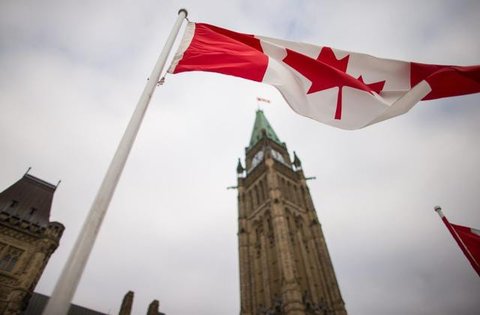 Perdana Menteri Kanada Mark Carney saat pidato di Quebec, Quebec City, Kamis, (22/1/2026).  (Dok. Jacques Boissinot / The Canadian Press via AP)