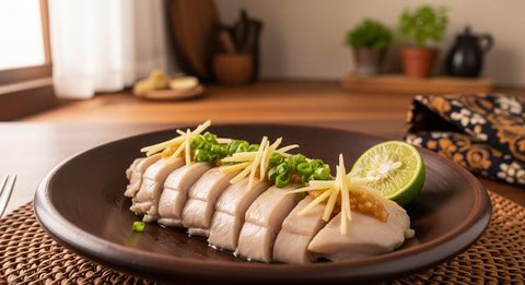 Dada Ayam Kukus Jahe (Foto: Gemini AI)