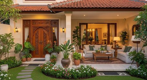 Ide Dekorasi Rumah Murah Meriah tapi Terlihat Mahal di 2026/ Ilustrasi gambar oleh AI