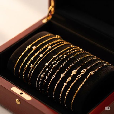 Model Gelang Emas 3 Gram Terbaru untuk Tangan Kurus Anti Longgar. Foto: Gemini