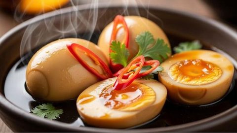 Telur Kecap 3 Bahan yang Gurih. Foto: Gemini