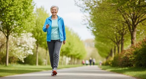 Cara walking workout untuk usia 50 tahun. (Unsplash - Arek Adeoye)