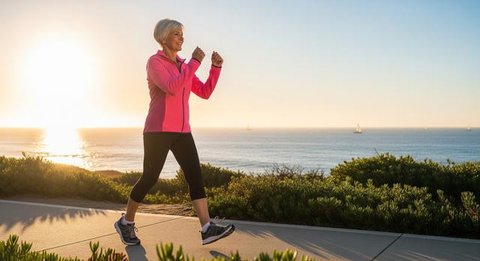 Cara walking workout untuk usia 50 tahun. (Unsplash - Arek Adeoye)