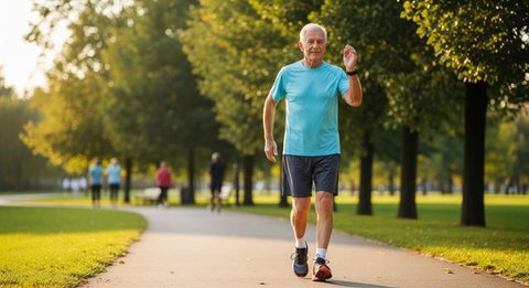 Cara walking workout untuk usia 50 tahun. (Unsplash - Arek Adeoye)