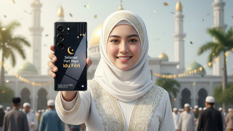 Ilustrasi smartphone baru di Lebaran 2026