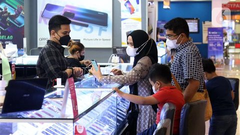 Ilustrasi smartphone baru di Lebaran 2026