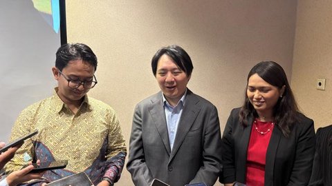 Senior Research Lead APAC World Gold Council, Marissa Salim, dalam Konferensi Pers Laporan Gold Demand Trends Tahun 2025, di Jakarta, Rabu (4/2/2026). (Liputan6.com/Tira)