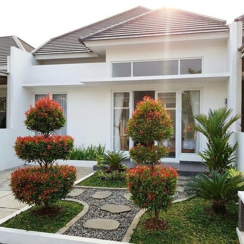 Model Taman Rumah Ideal dan Sehat untuk Keluarga (Foto: AI)