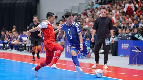 Final Piala Asia Futsal 2025: Indonesia Vs Iran. (Bola.com/Wiwig Prayugi)