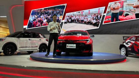 Toyota Bawa GR Corolla Baru di IIMS 2026, Harga Tembus Rp 1,4 Miliar (Arief A/Liputan6.com)