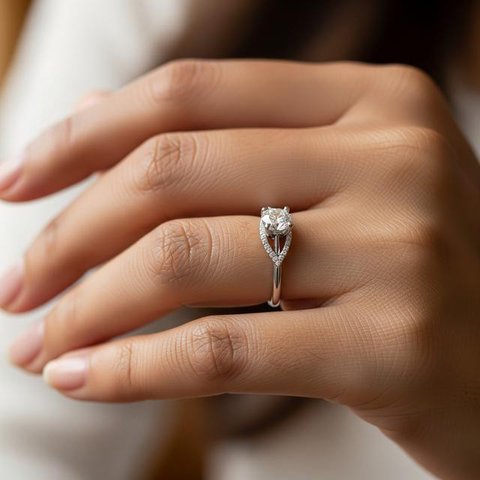 Model Cincin Berlian Luxury Look Minimalis 2026 (AI)