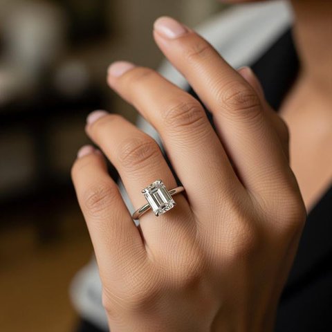 Model Cincin Berlian Luxury Look Minimalis 2026 (AI)
