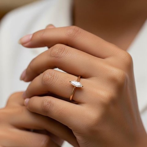 Model Cincin Berlian Luxury Look Minimalis 2026 (AI)